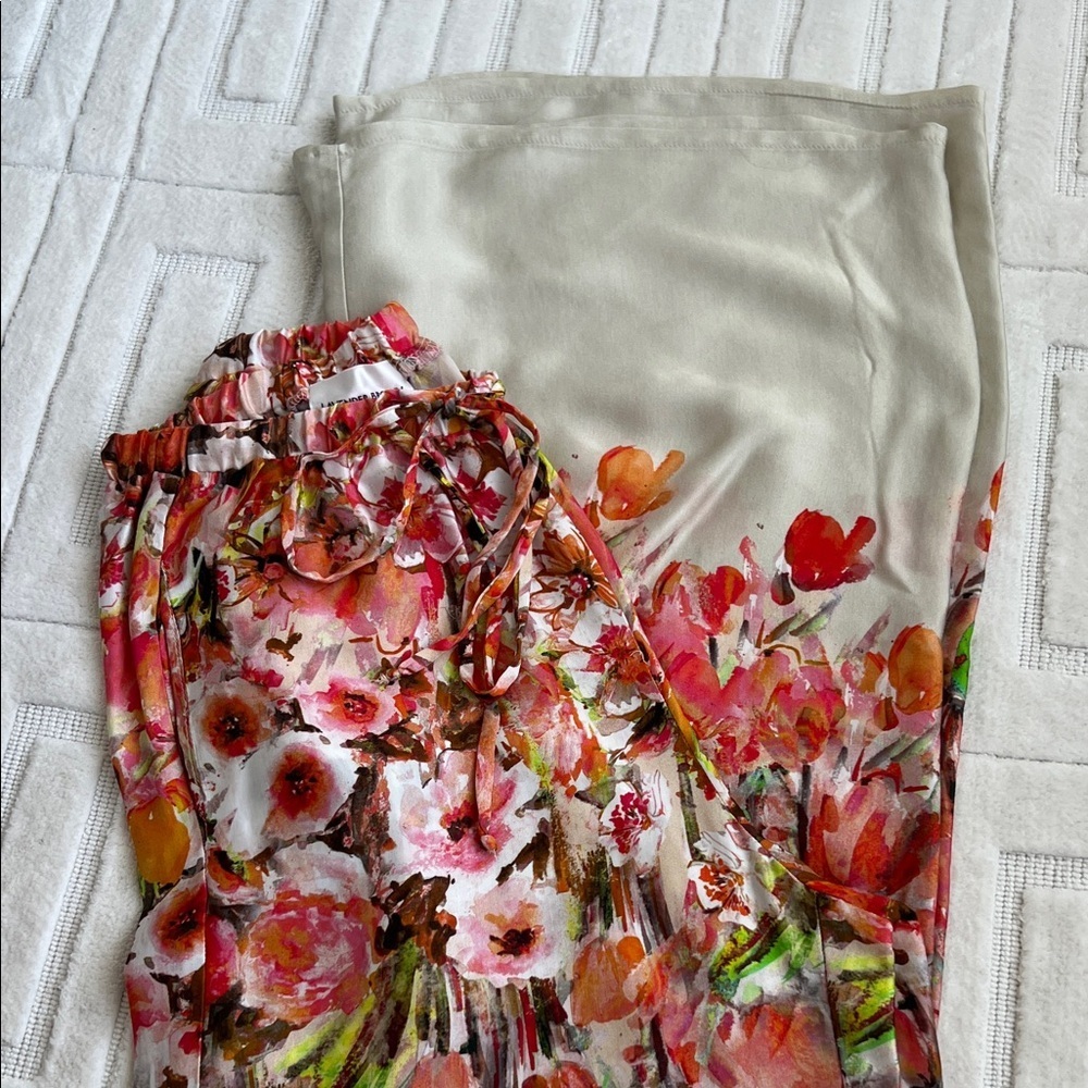 Lavender Brown Colorful Floral Set Size XS - Picture 3 of 11